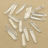 600pcs Clear Acrylic Cone Shape Beads Jewelry Findings