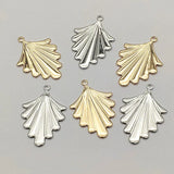 100pcs Brass Leaf Charms for Jewelry Making