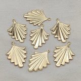 100pcs Brass Leaf Charms for Jewelry Making