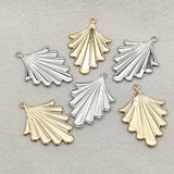 100pcs Brass Leaf Charms for Jewelry Making