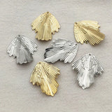 Brass Leaf Pendants 100pcs for DIY Jewelry Making