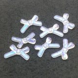 400pcs Clear Magic Bows Beads for DIY Earrings/Necklace