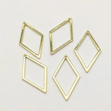 Arrival! 33x9mm 100pcs Zinc Alloy Rhombus Charm for Jewelry DIY