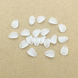 3500pcs Clear Leaf Frosted Beads For DIY Jewelry