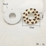 Arrival! 35mm 50pcs Pendants Ring Charm Jewelry Findings & Components