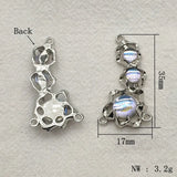 Arrival! 50pcs Zinc Alloy Pendants Resin Charm For Necklace DIY