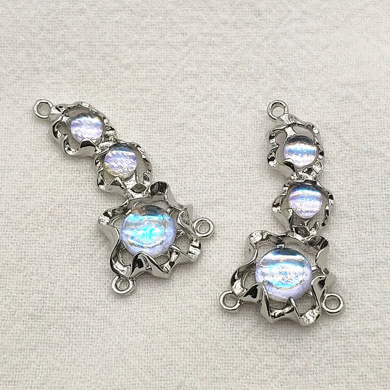 Arrival! 50pcs Zinc Alloy Pendants Resin Charm For Necklace DIY