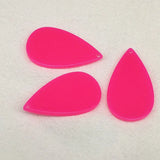 100pcs Acrylic Neon Drop Charm Earring DIY Parts