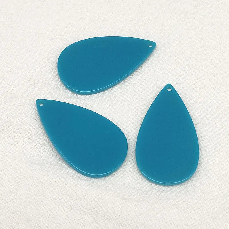 100pcs Acrylic Neon Drop Charm Earring DIY Parts