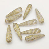 Arrival! 36X10mm 240pcs Bronzing Drop Beads for DIY Jewelry