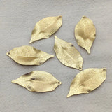Arrival! 100pcs Brass Leaf Pendants Jewelry Findings