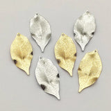 Arrival! 100pcs Brass Leaf Pendants Jewelry Findings