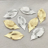 Arrival! 100pcs Brass Leaf Pendants Jewelry Findings