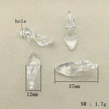 Clear Acrylic High Heels Beads 270pcs for Necklace Earring DIY