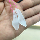 Frosted Effect High Heel Beads For DIY Jewelry 270pcs