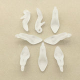 Frosted Effect High Heel Beads For DIY Jewelry 270pcs
