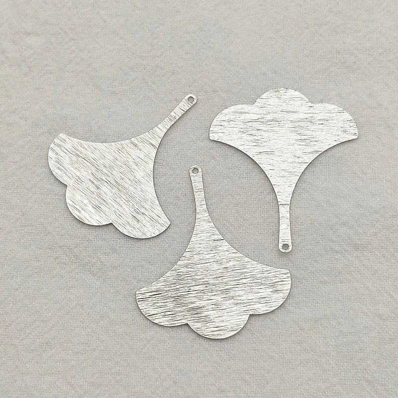 Brass Leaves Charm Pendants, DIY Jewelry Findings, 100pcs