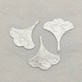 Brass Leaves Charm Pendants, DIY Jewelry Findings, 100pcs