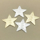 Arrival! Brass Star-Shape Charm Pendants 50pcs
