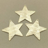 Arrival! Brass Star-Shape Charm Pendants 50pcs
