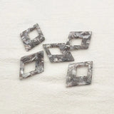 Acetic Acid Rhombus Charm for Necklace/Earring DIY Parts