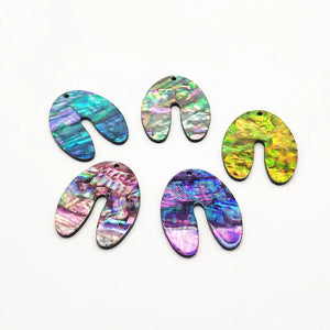 Arrival! Acrylic Shell Charm Earrings DIY Parts 30pcs