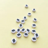 Math Symbol Spacer Beads 3500PCs/Lot for DIY Jewelry