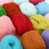 40 Colors 3g/bag Felting Wool Fibre Felt Fabric Craft Toys Wool Felting Craft