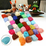 40 Colors 3g/bag Felting Wool Fibre Felt Fabric Craft Toys Wool Felting Craft
