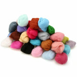 40 Colors 3g/bag Felting Wool Fibre Felt Fabric Craft Toys Wool Felting Craft