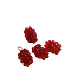 40pcs Jelly Colorful Fruit Grape DIY Charms Necklace Bracelet Pendants