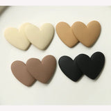 40pcs Heart Resin Cabochons 34*38mm Girls Jewelry Hair Rope Patch Sticker