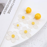 40pcs/Lot Resin Flower Charms Transparent Earring Necklace Bracelet Pendants