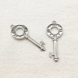 Arrival! 40x15mm 100pcs Zinc Alloy Key Charm for DIY Jewelry, Findings