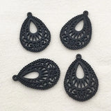 Wood Charm Drop Pendants 100pcs for DIY Jewelry Making