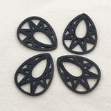 Arrival! 100pcs Wood Charm Drop Pendants Jewelry Findings