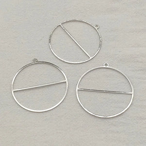 100pcs Copper Round Pendants for Jewelry Making DIY