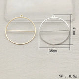 100pcs Copper Round Pendants for Jewelry Making DIY