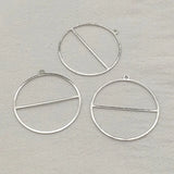 100pcs Copper Round Pendants for Jewelry Making DIY
