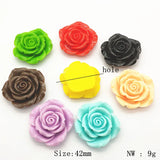 Resin Flowers for Necklace Earring DIY Jewelry - 50pcs