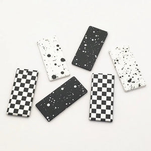 44X20mm 50pcs Rectangle Charm for Necklace Bracelet Earrings DIY