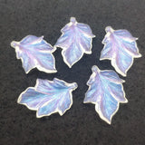 Clear Magic Leaf Beads For Necklace Earrings DIY Parts