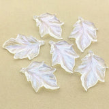 Clear Magic Leaf Beads For Necklace Earrings DIY Parts