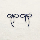 100pcs Zinc Alloy Bow Shape Pendants/Charm for Earrings DIY Parts