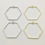 100pcs Zinc Alloy Pendant Charm Geometry for DIY Jewelry Making