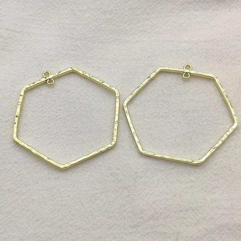 100pcs Zinc Alloy Pendant Charm Geometry for DIY Jewelry Making