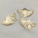 Leaf Charm Brass Pendants for Jewelry Making - 50pcs