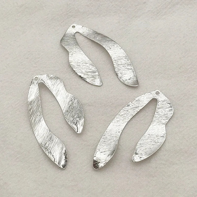Arrival! Brass Leaf Charm Pendant, DIY Jewelry Findings 50pcs