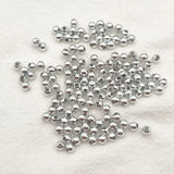 5000pcs Gold/Silver Round Interval Beads Jewelry DIY Parts