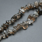 Natural Smoky Quartz Irregular Stone Chips Beads 1 Strand